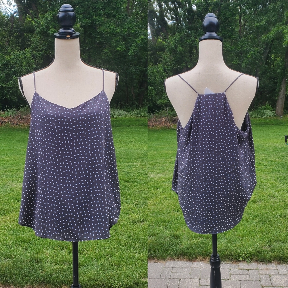 NWT Loft Polka Dot Thin Strap Tank